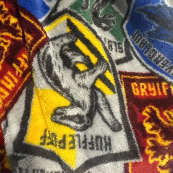 Harry Potter Ravenclaw Fleece Bath Robe Kids Size Medium EUC 8/10 - Picture 5 of 9